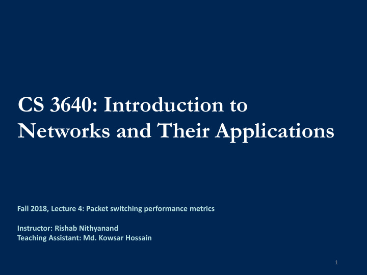 cs 3640 introduction to
