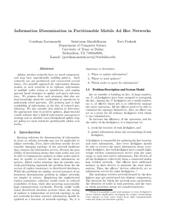 1.1  Problem Description and System Model  at  multiple  no  des  acting  as  r  ep  ositories,