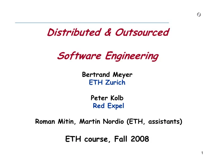 distributed outs urced distributed outsourced software