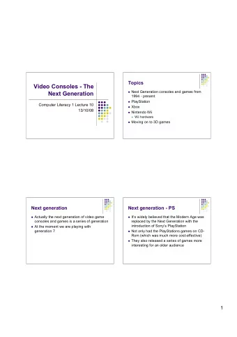 Video Consoles - The  Next Generation consoles and games from  Next Generation  1994 - present