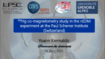 Sm  Sminaire  inaire de  des do  doctorants  ctorants  16 Avril 2015  MOTIVATION  2  Sci  cient