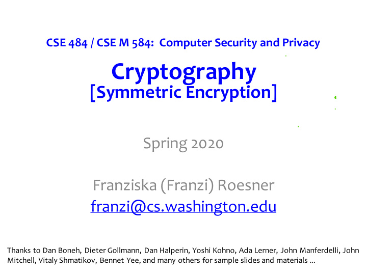 cryptography