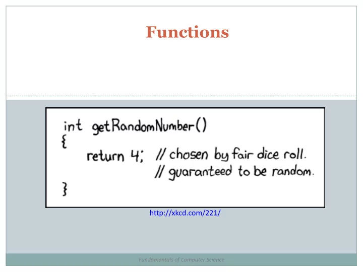 functions