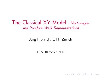 Remerciments In memory of the great times I lived at IHES  and with thanks  to David Ruelle and