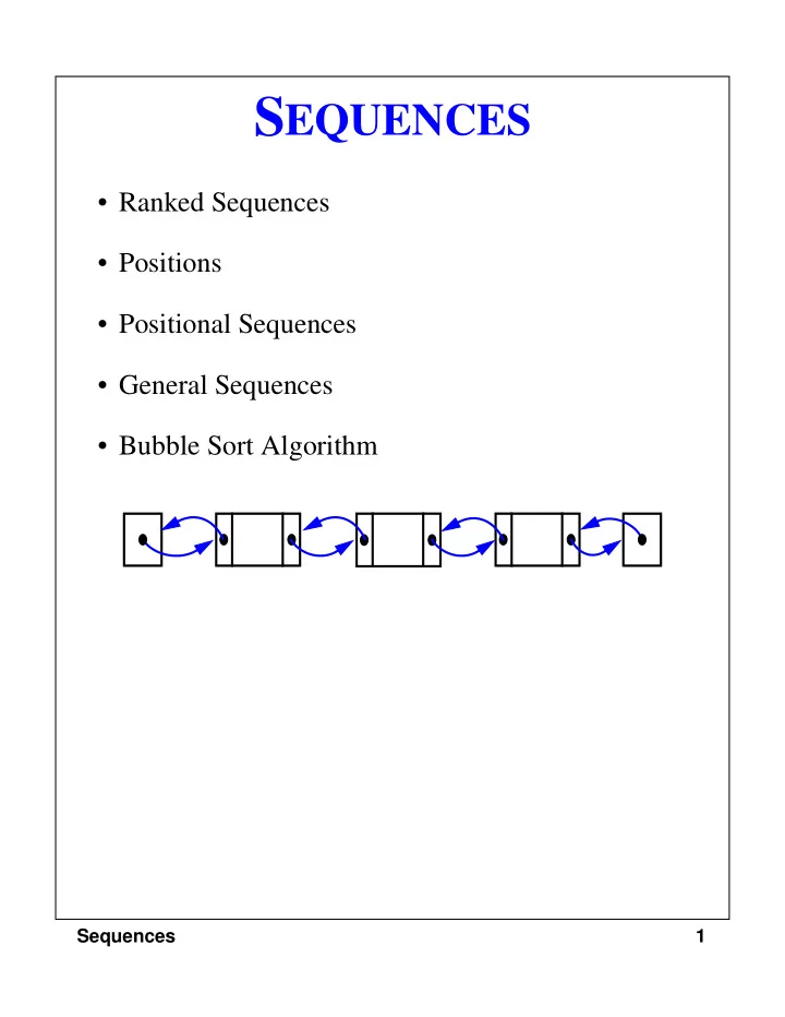 the ranked sequence adt