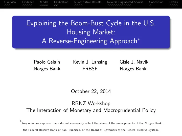 explaining the boom bust cycle in the u s housing market