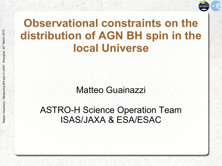 observational constraints on the distribution of agn bh