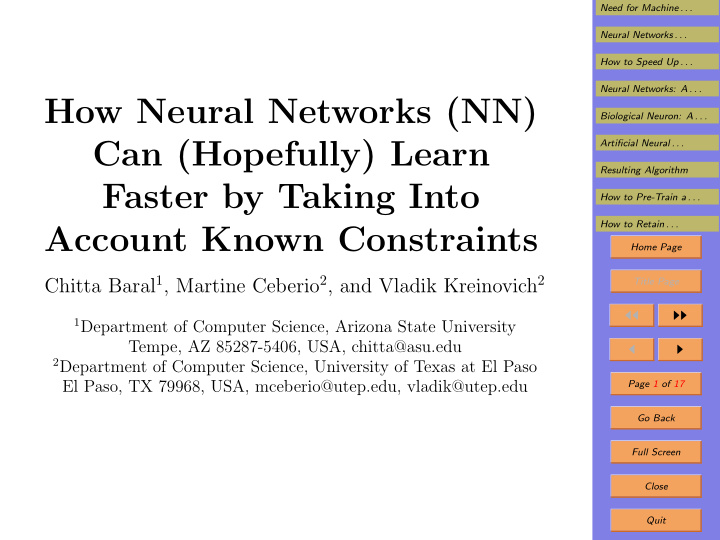 how neural networks nn