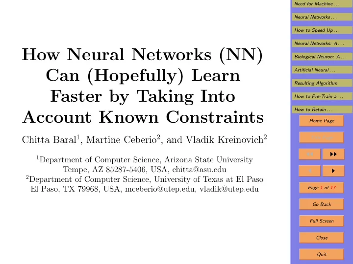 how neural networks nn