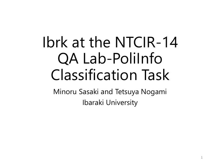 qa lab poliinfo
