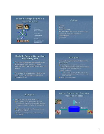 1  Training and Addition are Separate  System Overview  System Overview  Training and Addition are