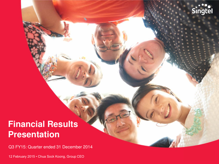 financial results presentation