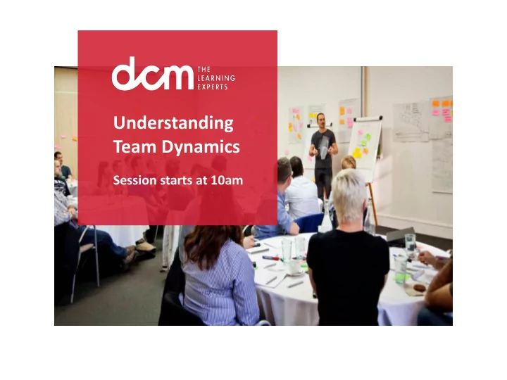 understanding team dynamics