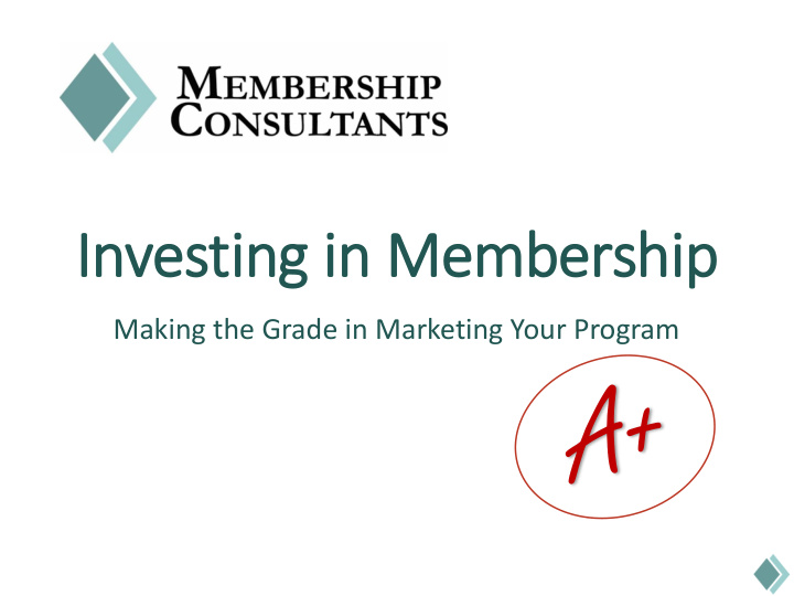 in investing in membership