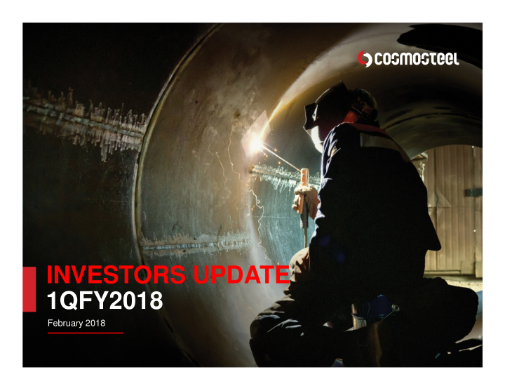 investors update 1qfy2018