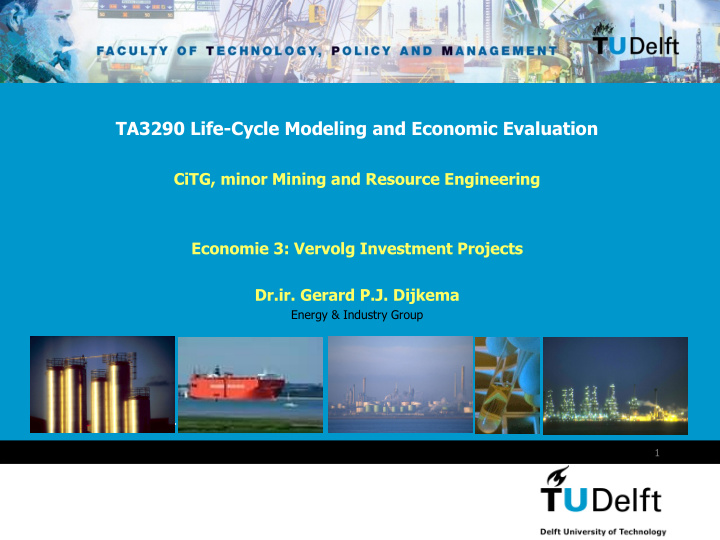 ta3290 life cycle modeling and economic evaluation