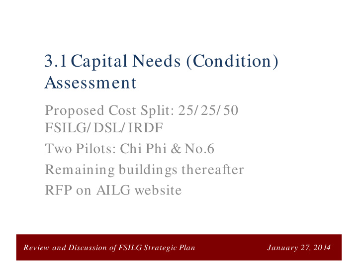3 1 capital needs condition assessment