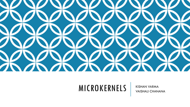 microkernels