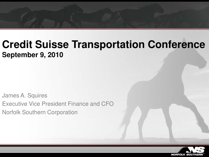 credit suisse transportation conference