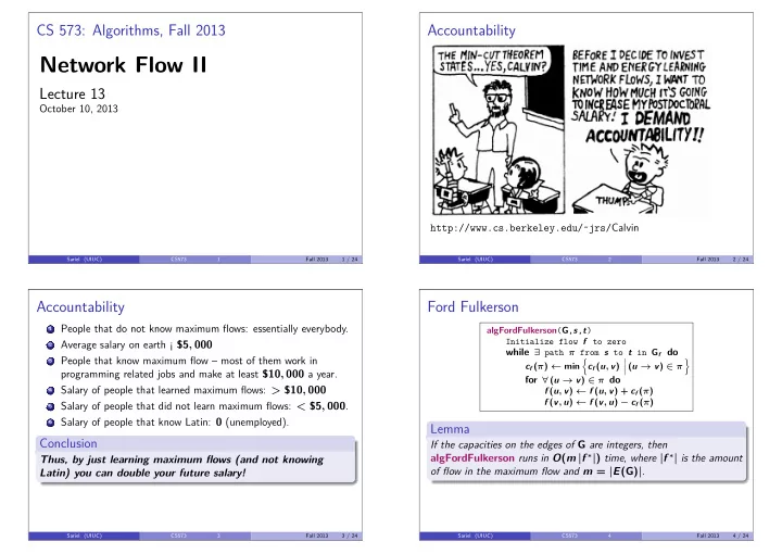 network flow ii