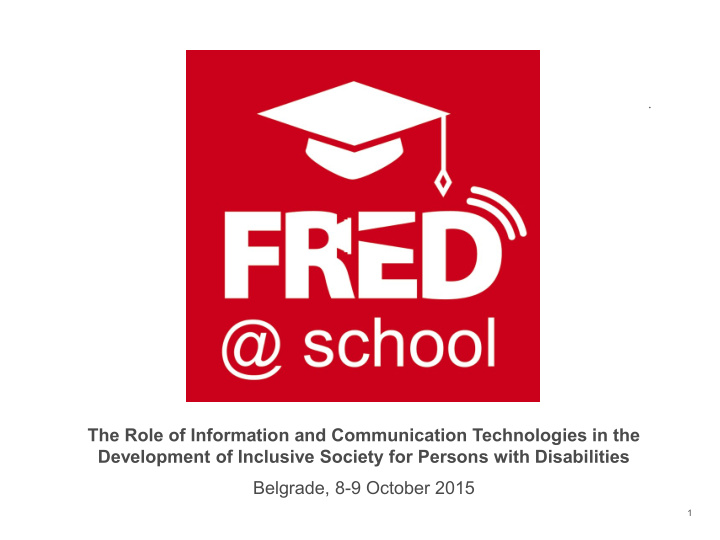 the role of information and communication technologies in