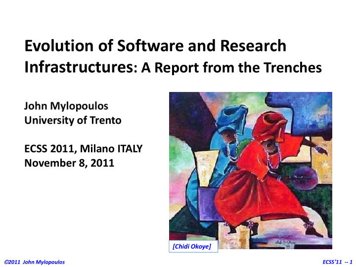 evolution of software and research