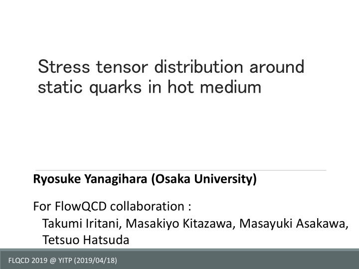 stress tensor distribution around
