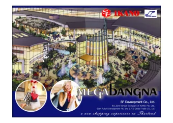 Together, SF DEVELOPMENT Co., Ltd. creates value  for our customers, our tenants and ourselves by