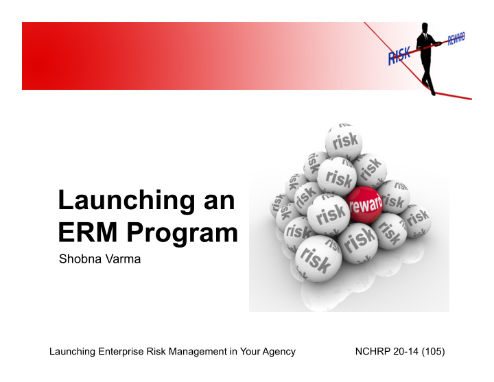 launching an erm program