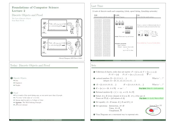 last time foundations of computer science lecture 2