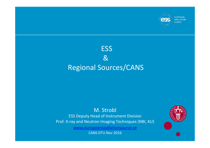 ess regional sources cans