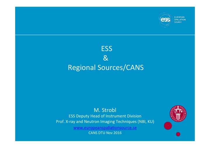 ess regional sources cans