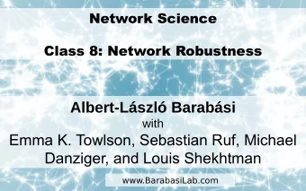 Albert-Lszl Barabsi  with  Emma K. Towlson, Sebastian Ruf, Michael  Danziger, and Louis