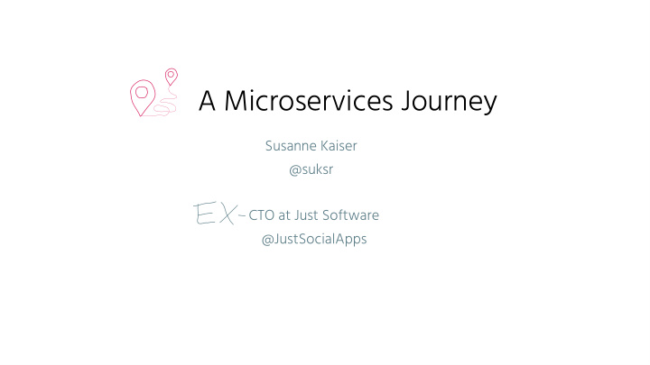 a microservices journey