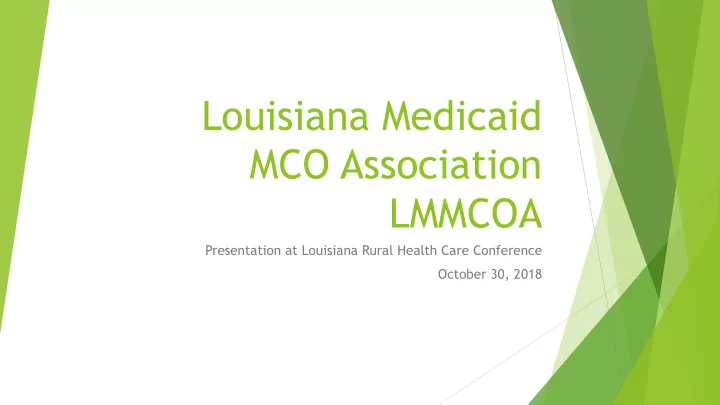 mco association