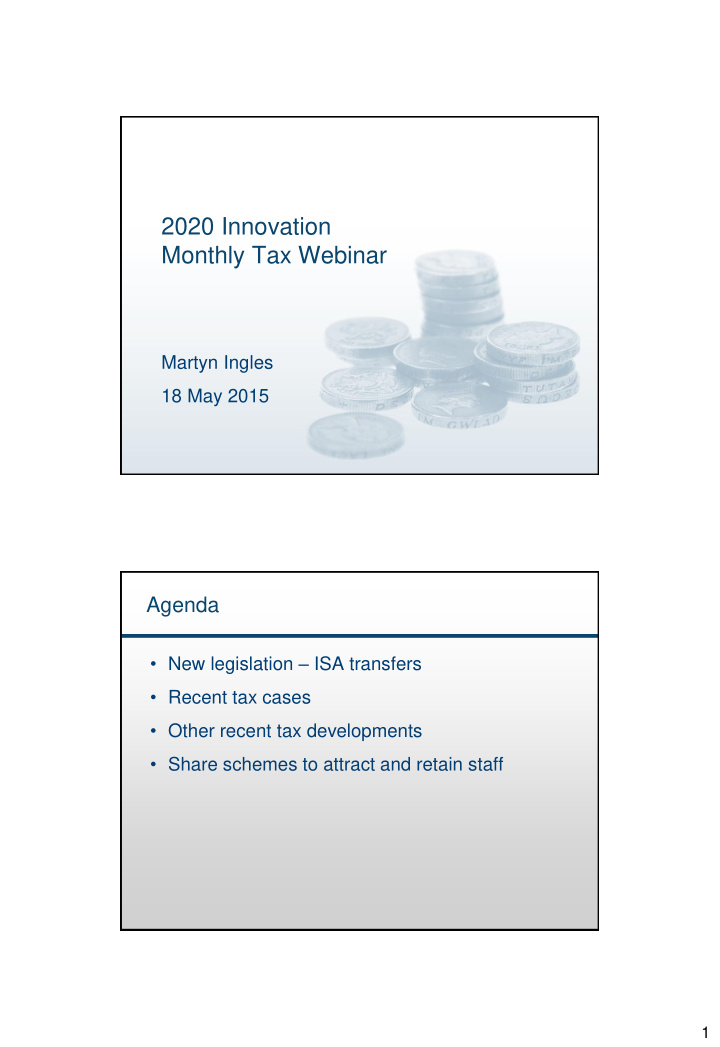 2020 innovation monthly tax webinar