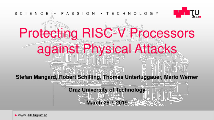 protecting risc v processors