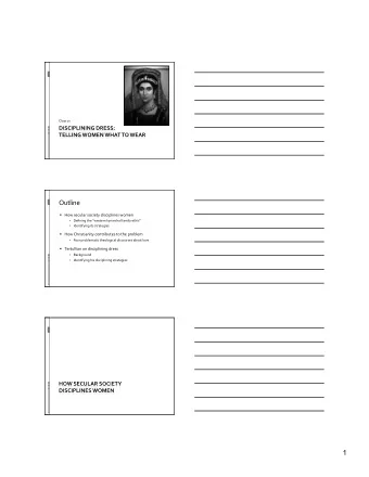 1  HowSecularSocietyDisciplinesWomen  ElisabethSchsslerFiorenza