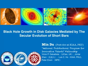 Black Hole Growth in Disk Galaxies Mediated by The  Secular Evolution of Short Bars Min Du