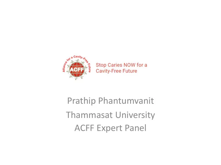 acff expert panel