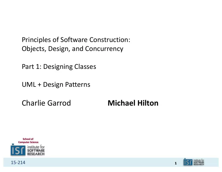 charlie garrod michael hilton