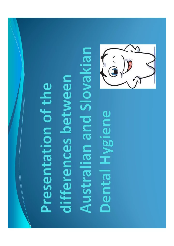 dental therapy