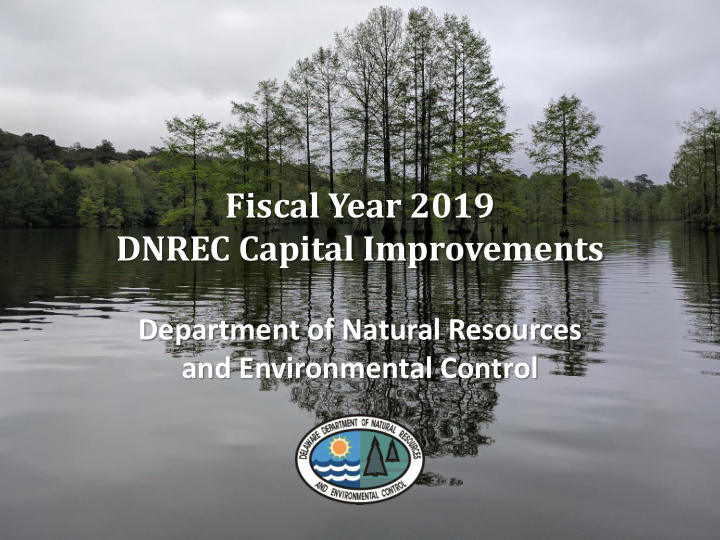fiscal year 2019 dnrec capital improvements