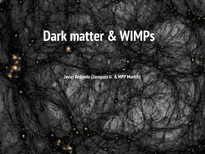 dark matter wimps