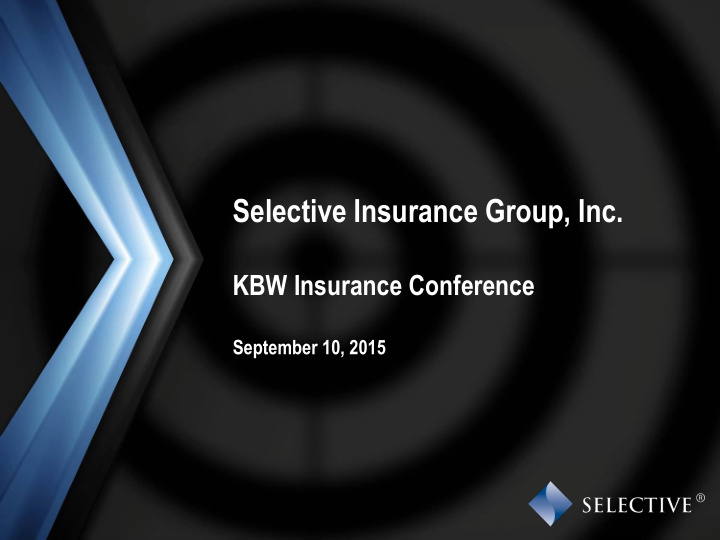 kbw insurance conference september 10 2015 forward