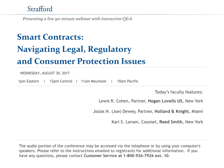 smart contracts navigating legal regulatory and consumer