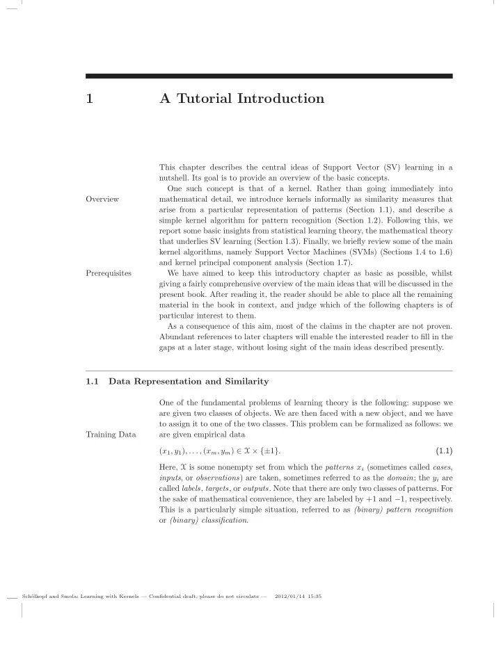 1 a tutorial introduction