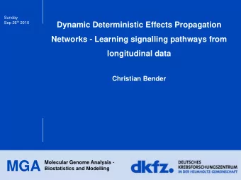 MGA  Molecular Genome Analysis -  Biostatistics and Modelling  Contents  1) Introduction and