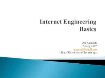 Ali Kamandi  Spring 2007  kamandi@sharif.edu  Sharif University of Technology  HyperText
