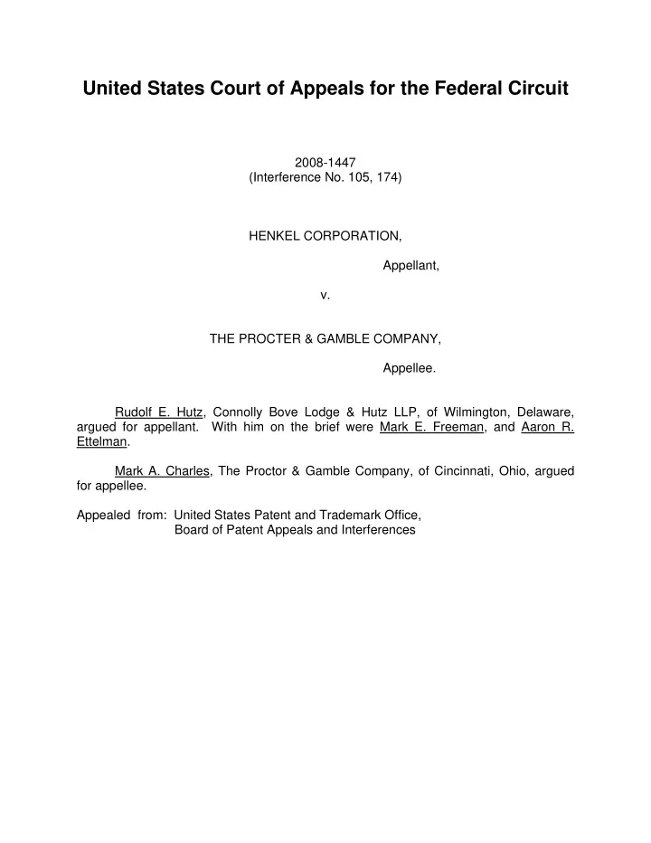 united states court of appeals for the federal circuit